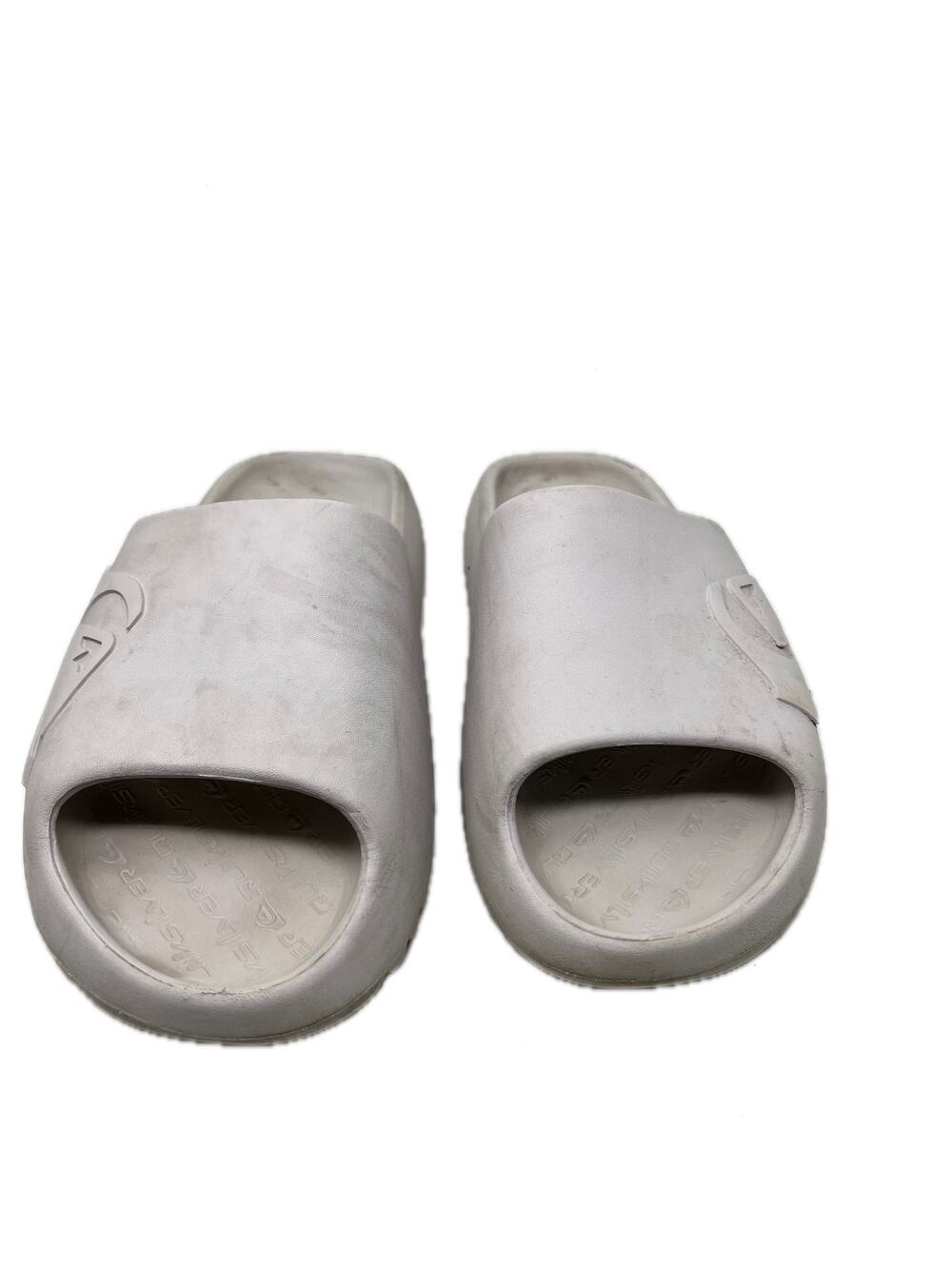 Quiksilver White Slides Mens Large 9